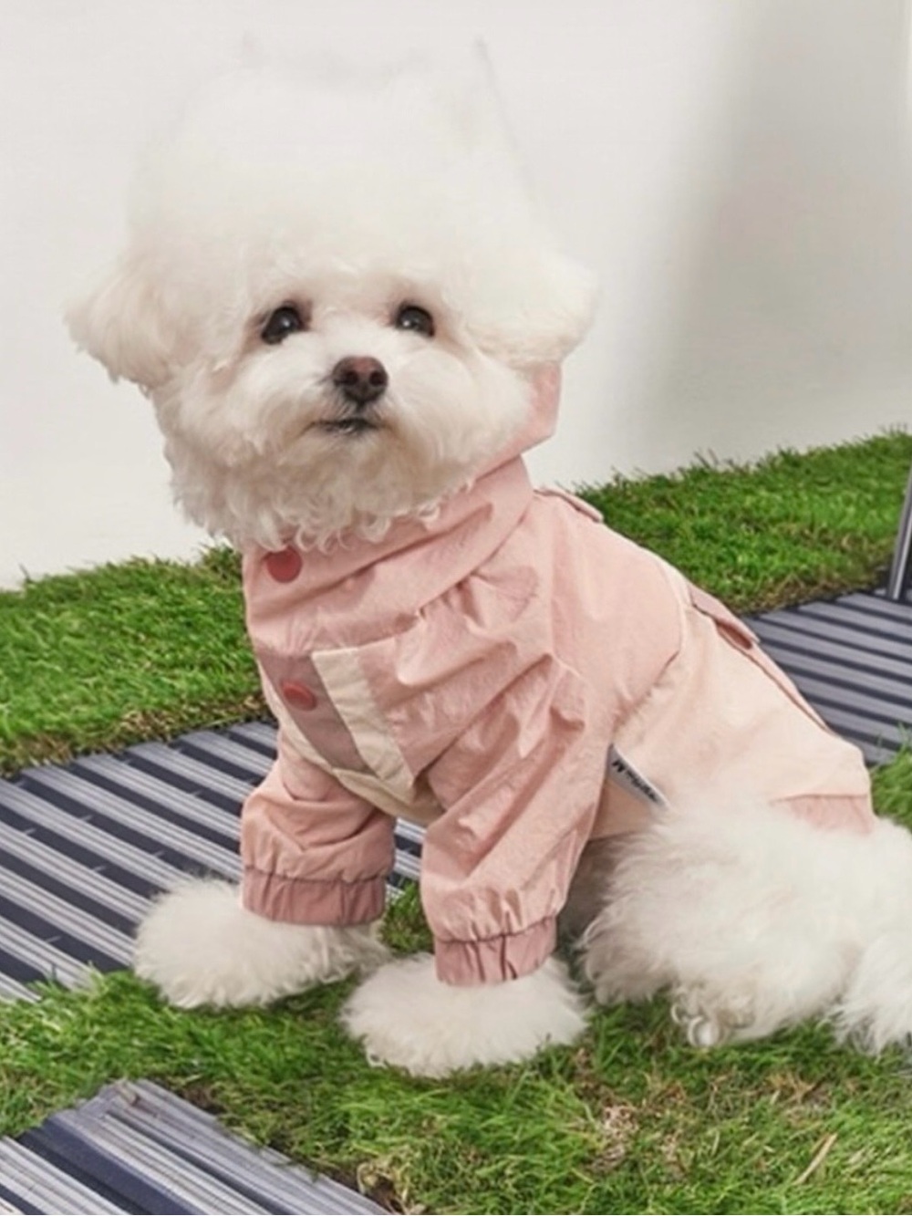 🆕💞Bailey Pet Co. Water Repellent Raincoat / Windbreaker • Indy Pink • Small  NWT